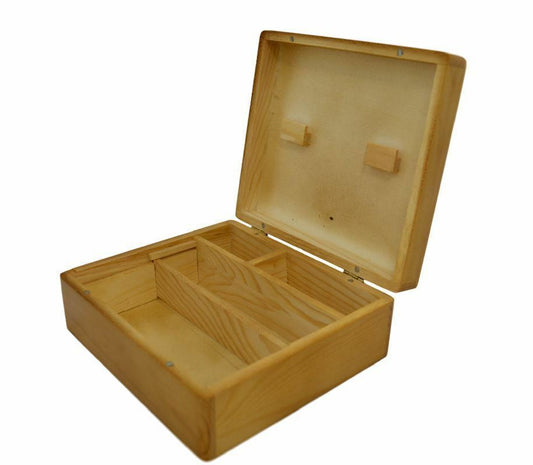 GRASSLEAF LARGE WOODEN ROLLING CIGARETTE BOX ROLL BOX SHINE