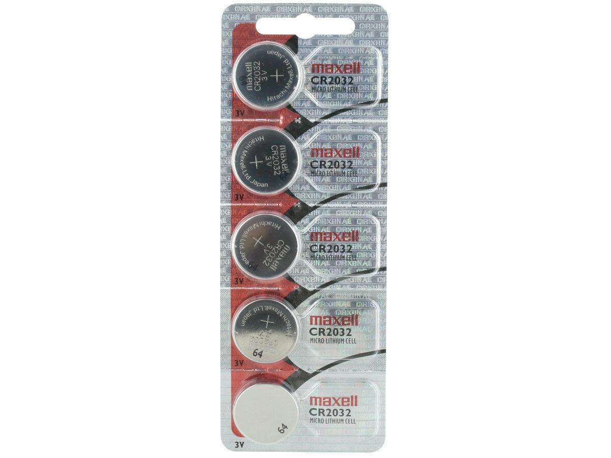 New Genuine Hitachi Maxell 10 X CR2032 3V Lithium Button/Coin Cells batteries