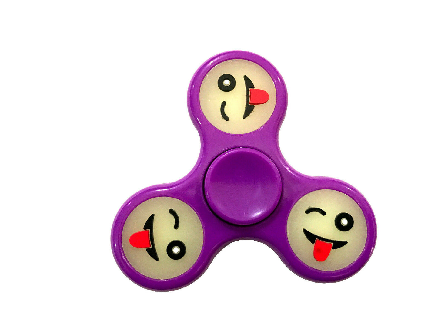 Glow In The Dark Finger Fidget Hand Spinner - Best Quality Bearing Emoji Faces