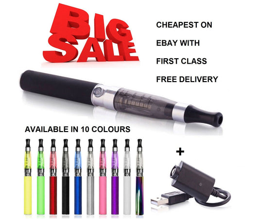 Top E pen shisha vape vapor full kit 1100 mah rechargeable battery +free charger