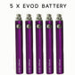 1500mAh Evod Battery | Rechargeble | Pen Style | Single or Multipack | Vape ECig