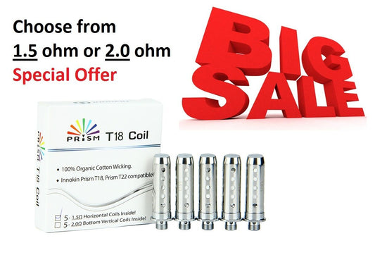 Genuine Endura T18 Coils - For Endura T22 and T18 coils PRISM Tank Coils