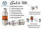 innokin isub g pyrex glass Tank Geniune Special Offer TPD