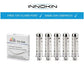 Genuine INNOKIN T18 / T22 COILS Prism Endura Replacement Coil Heads 1.5ohm 5 pk